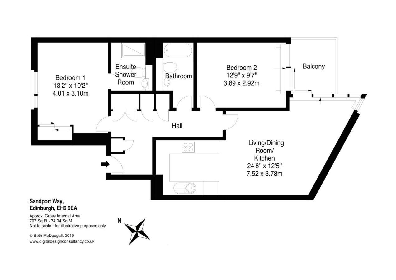The Sandport Way Residence Edinburgh Eksteriør billede